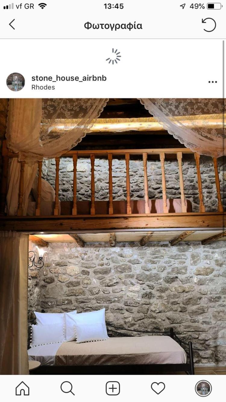 M&M Stone-Village House-Family-Vintage Λίνδος Εξωτερικό φωτογραφία